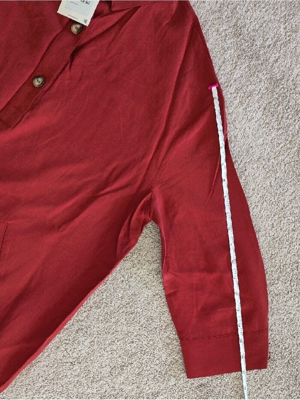 Zara Button-Placket Tunic - Picture 7 of 14